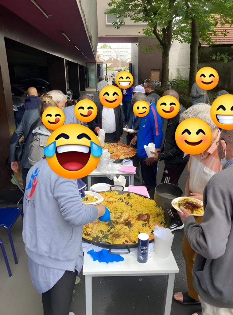 Paella partagée, chaleur retrouvée