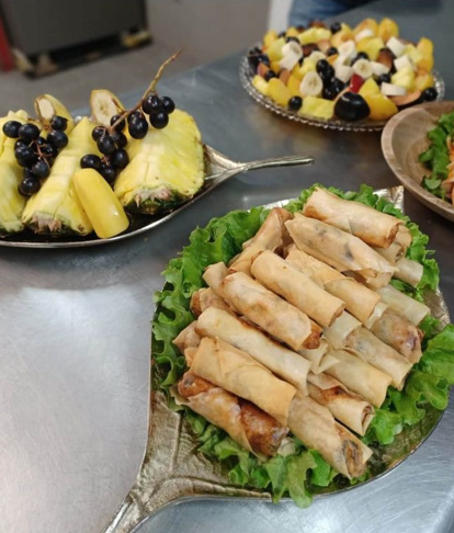 Des plats variés